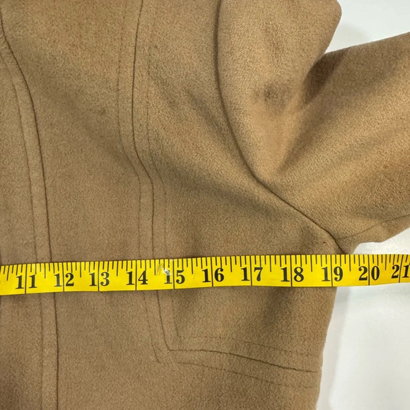 Anne Klein Tan Wool Blend Women's Sz M - Picture 9 of 15